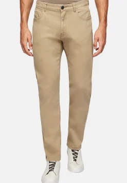 Pantalons-Boggi Milano 5 Poches En Coton