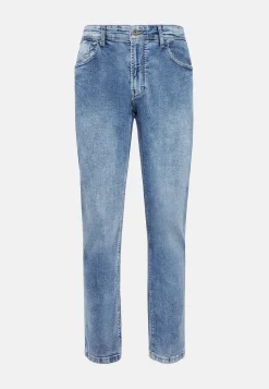 Jeans-Boggi Milano 5 Poches En Denim Clair