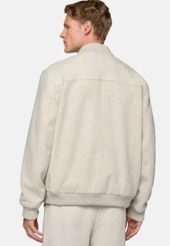 Blousons-Boggi Milano Bomber En Laine Rembourrée Sable