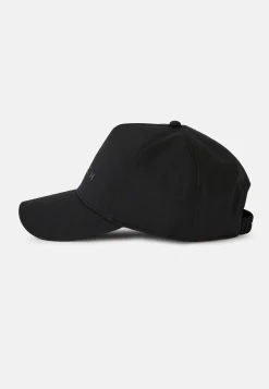 Bonnets-Boggi Milano Casquette Avec Visière En Tissu Technique Noir