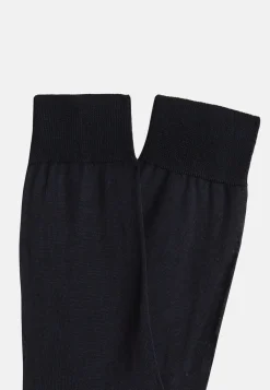 Chaussettes-Boggi Milano Chaussettes En Coton Bleu