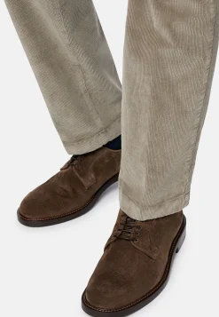 Classiques-Boggi Milano Chaussures Modèle Derby En Daim Marron