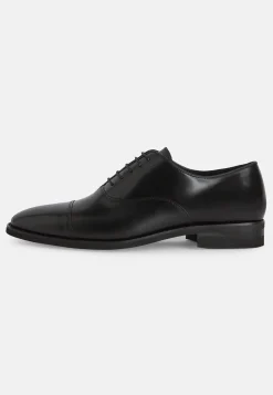 Classiques-Boggi Milano Chaussures Oxford En Cuir Noir