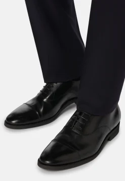 Classiques-Boggi Milano Chaussures Oxford En Cuir Noir