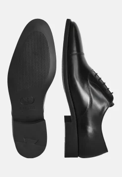Classiques-Boggi Milano Chaussures Oxford En Cuir Noir