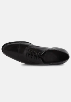 Classiques-Boggi Milano Chaussures Oxford En Cuir Noir