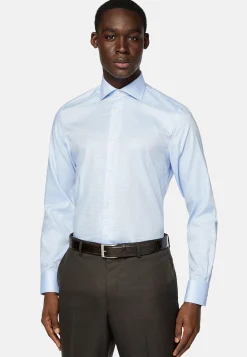 Chemises Habillées-Boggi Milano Chemise à Micromotif En Coton Slim Fit