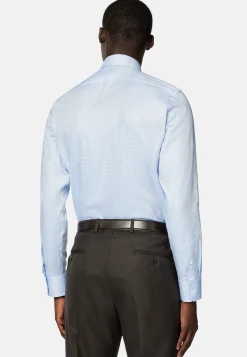 Chemises Habillées-Boggi Milano Chemise à Micromotif En Coton Slim Fit