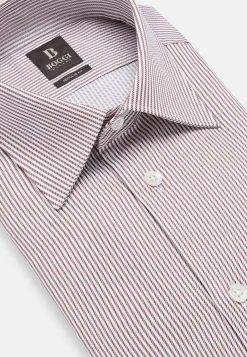 Chemises Habillées-Boggi Milano Chemise À Rayures En Coton Regular Fit