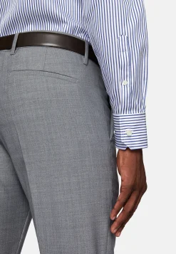 Chemises Habillées-Boggi Milano Chemise À Rayures En Sergé De Coton Slim Fit