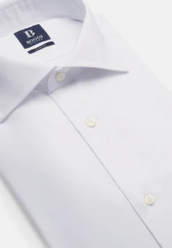 Chemises Habillées-Boggi Milano Chemise Blanche En Sergé De Coton Slim Fit