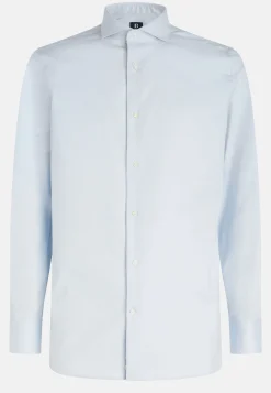 Chemises Habillées-Boggi Milano Chemise Blanche Pin Point En Coton Regular Fit