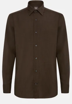 Chemises Habillées-Boggi Milano Chemise En Laine Regular Fit