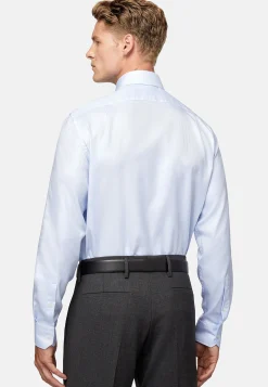 Chemises Habillées-Boggi Milano Chemise En Sergé De Coton Regular Fit