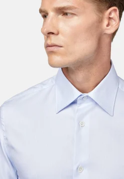 Chemises Habillées-Boggi Milano Chemise En Sergé De Coton Regular Fit