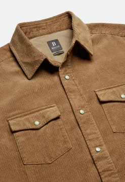 Chemises Décontractée-Boggi Milano Chemise En Velours De Coton Regular Fit