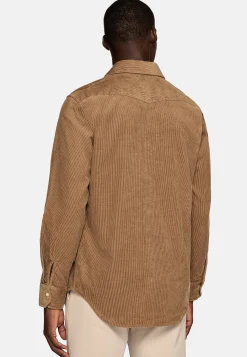 Chemises Décontractée-Boggi Milano Chemise En Velours De Coton Regular Fit