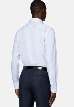 Chemises Habillées-Boggi Milano Chemise Nid D'Abeille En Coton Regular Fit