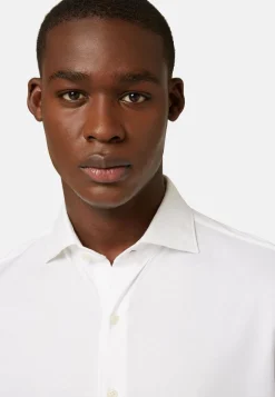 Chemises Polo-Boggi Milano Chemise Polo En Jersey De Coton Coupe Slim blanc