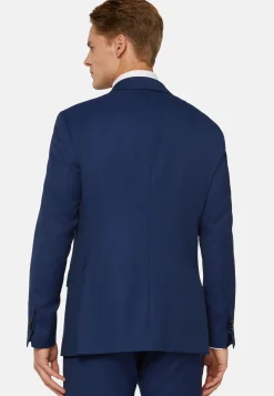 Costumes-Boggi Milano Costume Bleu Roi En Pure Laine Bleu royal