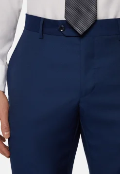 Costumes-Boggi Milano Costume Bleu Roi En Pure Laine Bleu royal