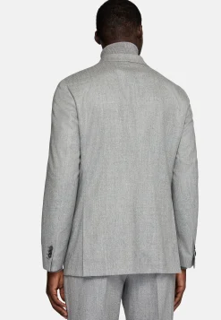 Costumes-Boggi Milano Costume Croisé Gris Clair En Pure Laine Light grey
