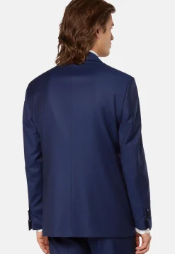 Smoking|Costumes-Boggi Milano Costume De Smoking En Laine Extensible bleu marine