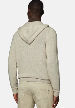 Tricots-Boggi Milano Gilet En Cachemire Mélangé Sable