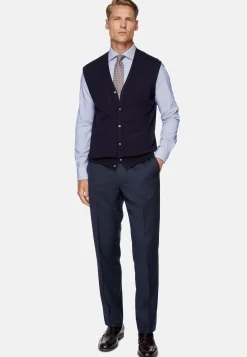 Tricots-Boggi Milano Gilet En Laine Mérinos