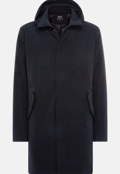 Blousons-Boggi Milano Imperméable En Nylon Extensible bleu marine