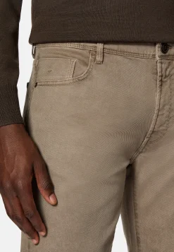 Pantalons-Boggi Milano Jean En Coton Tencel Extensible
