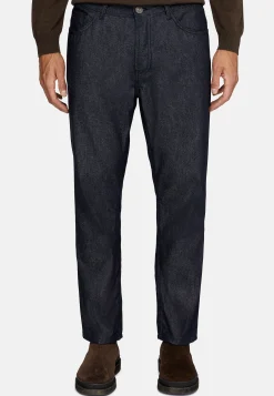 Jeans-Boggi Milano Jean En Denim De Coton Bleu Foncé