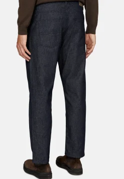 Jeans-Boggi Milano Jean En Denim De Coton Bleu Foncé