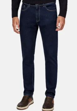 Jeans-Boggi Milano Jean En Denim Extensible Bleu Foncé