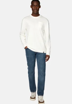 Jeans-Boggi Milano Jean En Denim Extensible Bleu Foncé