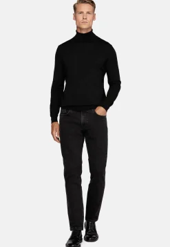 Jeans-Boggi Milano Jean En Denim Extensible Noir