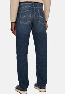 Jeans-Boggi Milano Jean En Denim Extensible Bleu Foncé