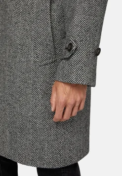 Manteaux-Boggi Milano Manteau En Laine À Simple Boutonnage