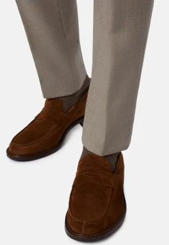 Moccasins-Boggi Milano Mocassins En Daim Marron