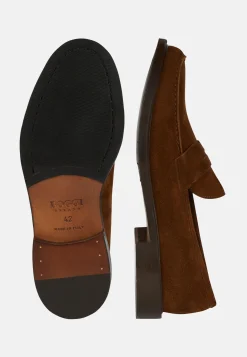 Moccasins-Boggi Milano Mocassins En Daim Marron