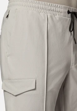 Pantalons-Boggi Milano Pantalon Cargo En Nylon Indémaillable B Tech