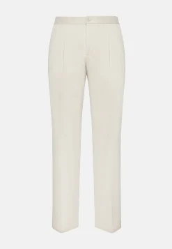 Pantalons-Boggi Milano Pantalon En Coton Avec Pinces