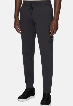 Sweats Et Joggings-Boggi Milano Pantalon En Coton Mélangé Scuba Léger
