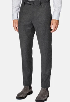 Pantalons-Boggi Milano Pantalon En Flanelle Extensible.