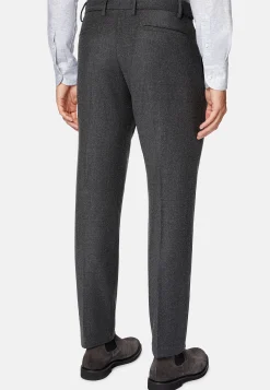 Pantalons-Boggi Milano Pantalon En Flanelle Extensible.