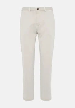 Pantalons-Boggi Milano Pantalon En Gabardine De Coton Extensible