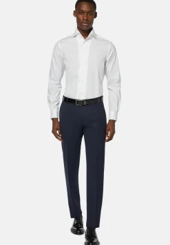 Pantalons-Boggi Milano Pantalon En Laine Travel