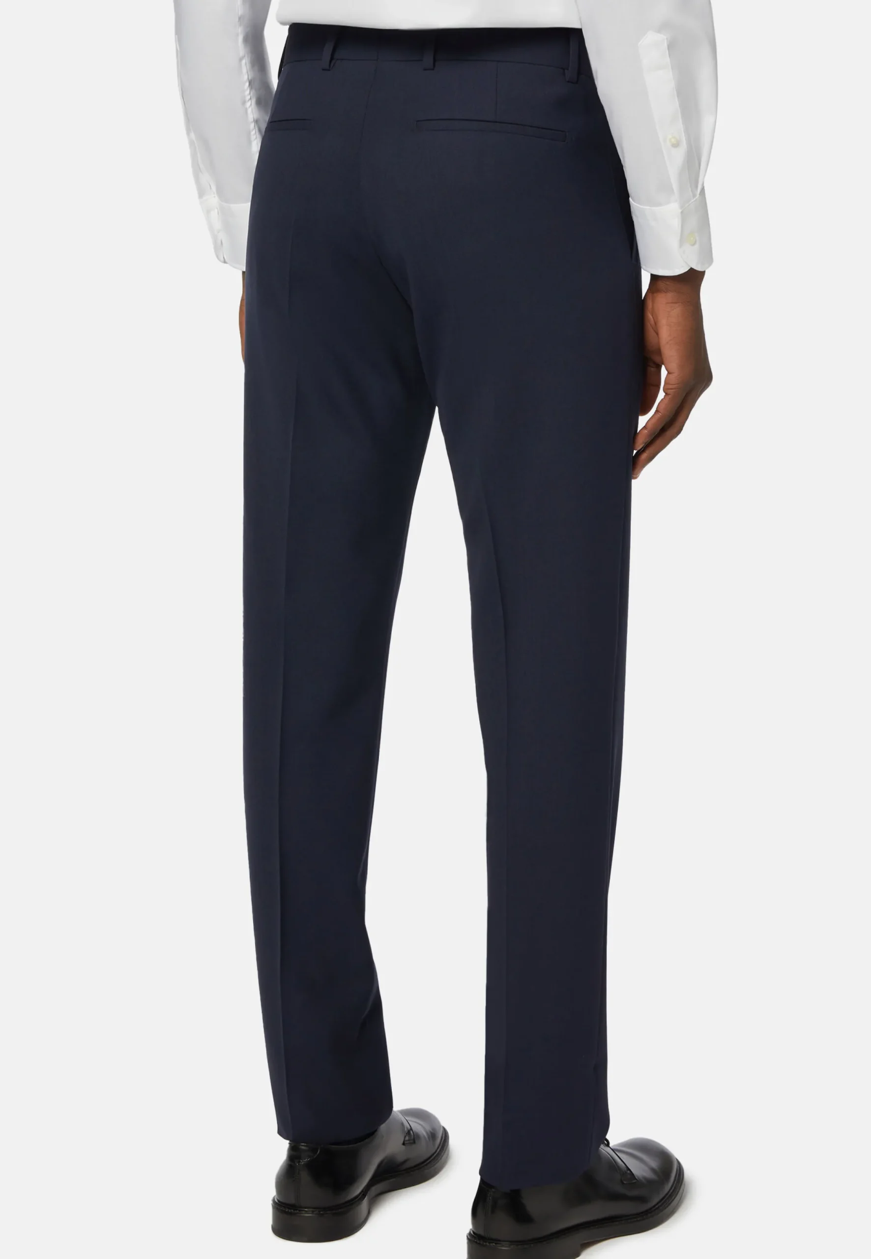 Pantalons-Boggi Milano Pantalon En Laine Travel