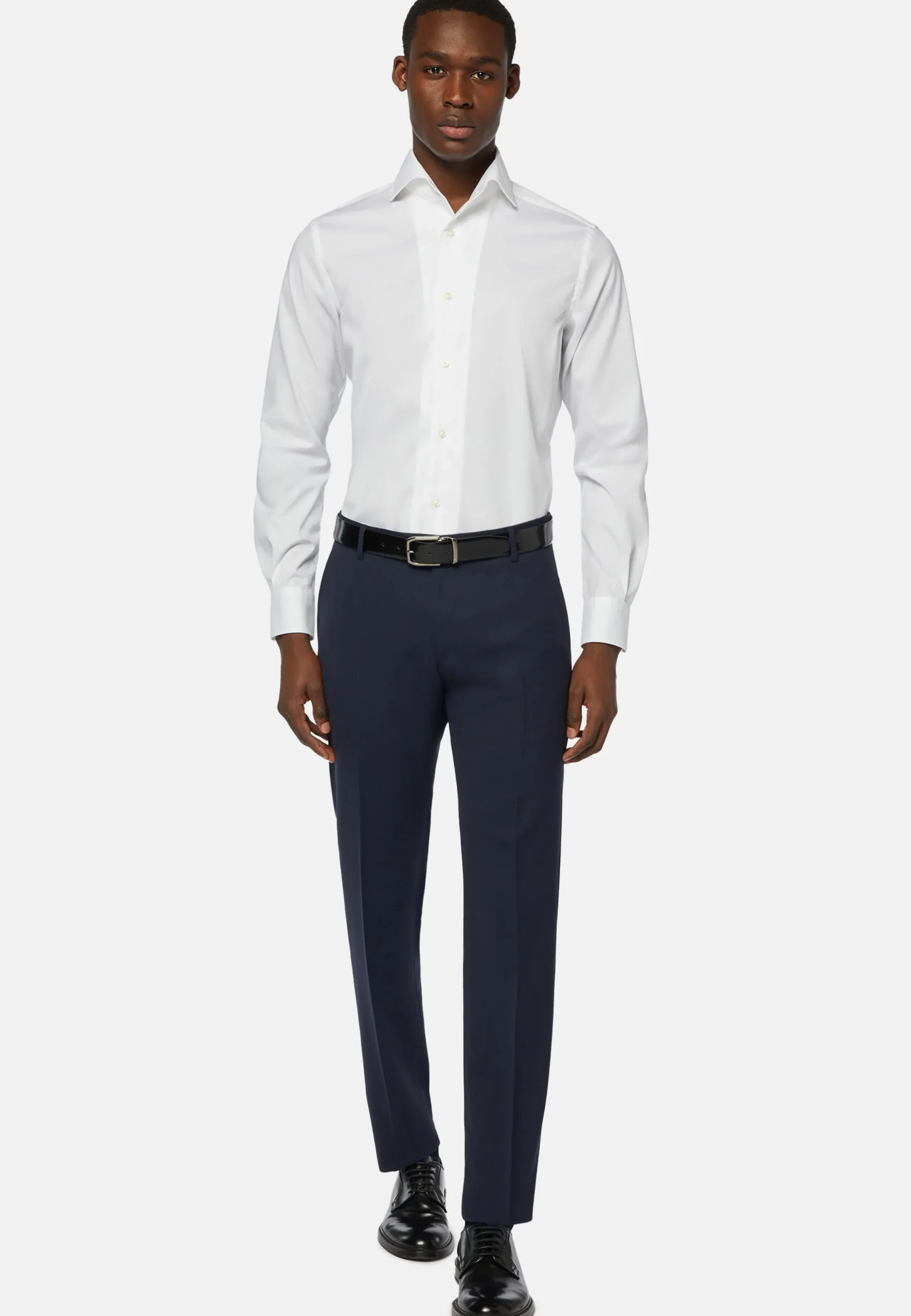 Pantalons-Boggi Milano Pantalon En Laine Travel