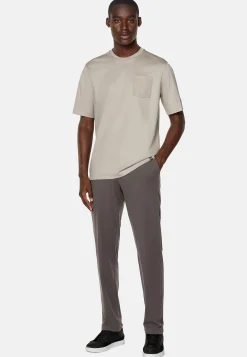 Pantalons-Boggi Milano Pantalon En Nylon Extensible B Tech